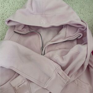 lululemon athletica Light Pink Hoodie Sweatshirt